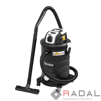 Пылесос строительный KR30 1400Вт 30л 4м Kranz KR-16-1117