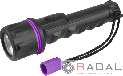 Фонарь светодиодный ручной 90 862 OPT-R01-2AA пласт.+рез.1LEDх0.5 Вт 1реж. 40лм IP54 ОНЛАЙТ 90862