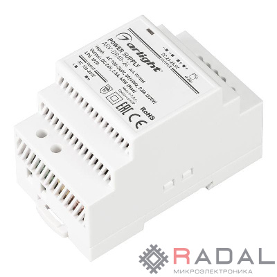 Блок питания ARV-DR60-24 24В 2.5А 60Вт IP20 DIN-рейка Arlight 031086