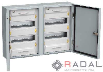 Корпус металлический ЩРн-2х24з-1 IP54 "UNIVERSAL" ИЭК MKM11-N-2X24-54-Z-U
