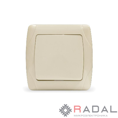 Выключатель 1-кл. СП Маргарита 10А IP20 сл.кость (ivory) UNIVersal М0021-I