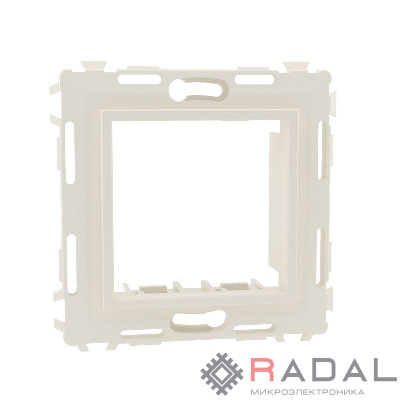 Каркас 1-м 2мод. Brava без лапок бел. RAL9010 DKC 75023W