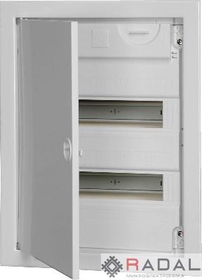 Корпус щита с метал. дверцей встраив. КМПв 4/28 IEK MKP54-V-28-30-01