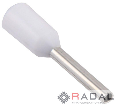НаконечникНШВИ 0.5-08 0.5мм2 из/фл (уп.100шт) GENERICA UGN11-008-D05-100-G