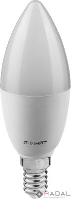 Лампа светодиодная 90 453 OLL-C37-15-230-4K-E14-FR ОНЛАЙТ 90453