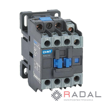 Контактор NXC-16 16А 220В/АС3 1НО+1НЗ 50Гц (R) CHINT 836720