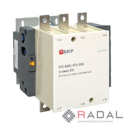 Контактор КТЭ 185А кат. 230В AC 1НО EKF ctr-b-185