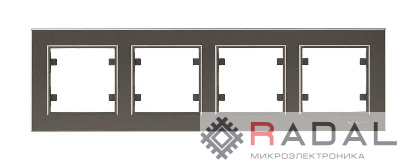 Рамка 4-м Karea горизонт. зел. Makel 56052704