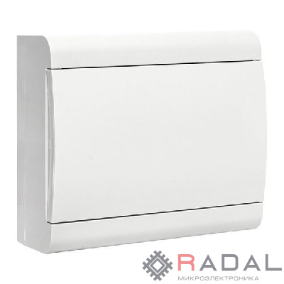 Щит ЩРН-П-10 IP41 бел. дверца (пром. упак.) Basic EKF pb-n-10w-bas