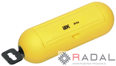 Бокс для защиты кабельного соединения IP44 желт. IEK WBX10-44-K05