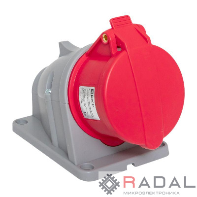 Розетка стационарная наружная 115 3Р+РЕ+N 16А 380В IP44 PROxima EKF ps-115-16-380-PRO