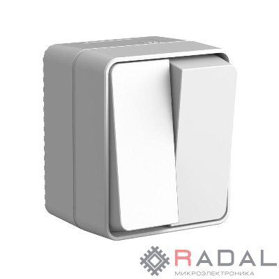 Выключатель 2-кл. ОП AtlasDesign PROFI IP54 10 АХ сер. SE ATN543051