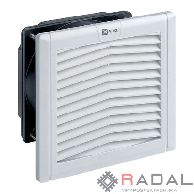 Вентилятор с фильтром 19 куб.м./ч 92x92мм IP54 PROxima EKF FAN19F