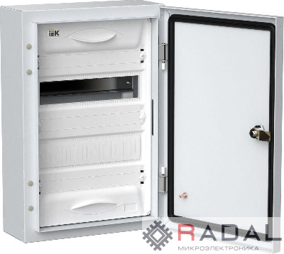 Корпус металлический ЩРн-24 (1х24) 460х310х140 IP54 бел. (одна дверь) TITAN 5 IEK TI5-50-N-024-54