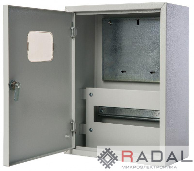 Корпус метал. учетный навес. 400х300х160 1-фазн. 12мод. SchE 30401DEK
