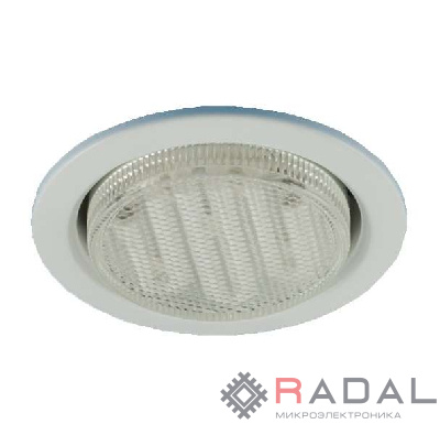 Светильник Montana 53 LED 08 01 8Вт 4000К 600Лм бел. ИТАЛМАК IT8541