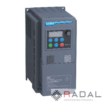 Преобразователь частоты NVF5-1.5/TS4-B 1.5кВт 380В 3ф общий тип CHINT 201996