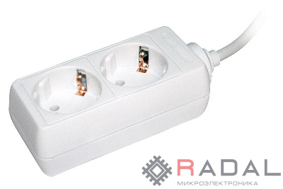 Удлинитель 2х5м с заземл. 16А IP20 У02 2P+PE IEK WYP10-16-02-05-Z-N