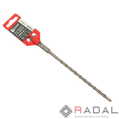 Бур по бетону SDS-plus 6х210мм 2 резца 4S спираль Master EKF db-6-210-2x4