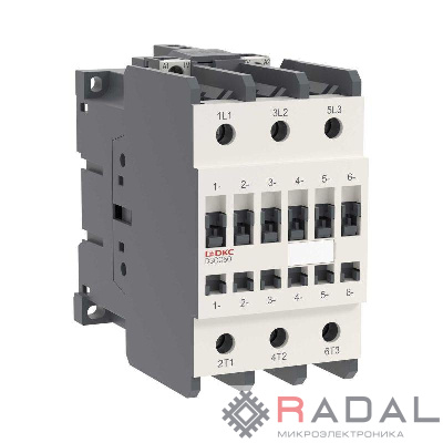Контактор магнитный YON DSC050 50A 22кВт AC3 3P кат.220В AC YON DSC050-3C00A230