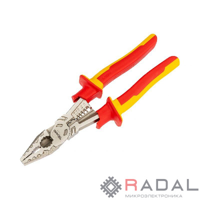 Плоскогубцы многофункциональные диэлектрические 230мм Kranz KR-12-4651-3