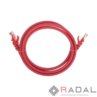 Патч-корд U/UTP CAT 6 RJ45-RJ45 26AWG LSZH красн. 1.5м Rexant 02-0293-105