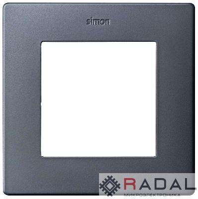 Рамка 1-м Simon24 графит 2400610-038