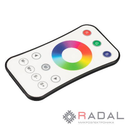 Пульт SMART-RF-801-52-1G-1SC-RGB White (3В 2.4G) (IP20 пластик) INTELLIGENT ARLIGHT 037674