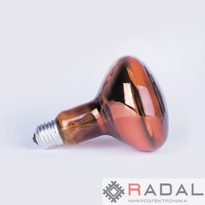 Излучатель тепловой ИКЗК 230-60 R63 E27 КЭЛЗ 8105041