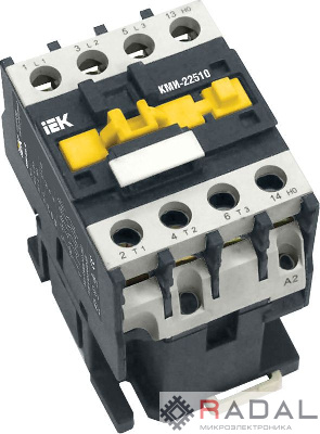 Контактор КМИ-22511 25А 400В/АС3 1НЗ ИЭК KKM21-025-400-01