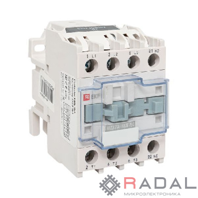 Контактор КМЭ 25А кат. 220В AC 1НЗ EKF ctr-s-25-220-nc