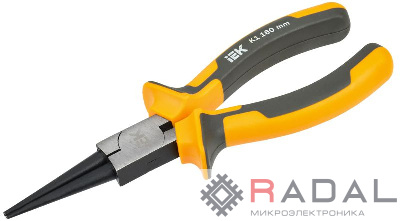 Круглогубцы 160мм K1 ARMA2L 3 IEK A2L3-RN10-K1-160