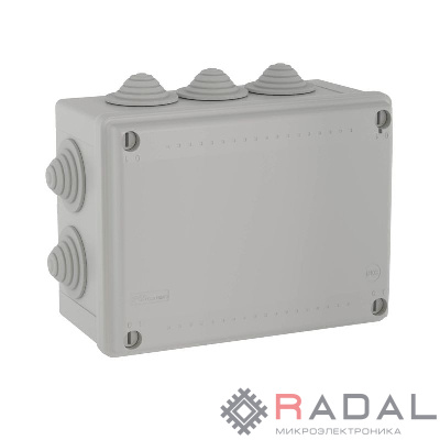Коробка распределительная ОП 240х190х90мм IP55 10 каб. ввод DKC 54200