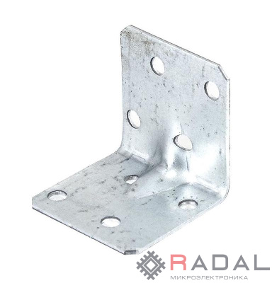 Угол крепежный усиленный 60х60х45 цинк Tech-Krep/Zitar 141937