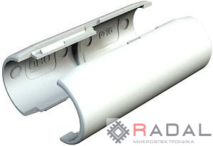 Муфта соединительная для труб Quick-Pipe М32 свет. сер. 2953 M M32 LGR (уп.10шт) OBO 2153835