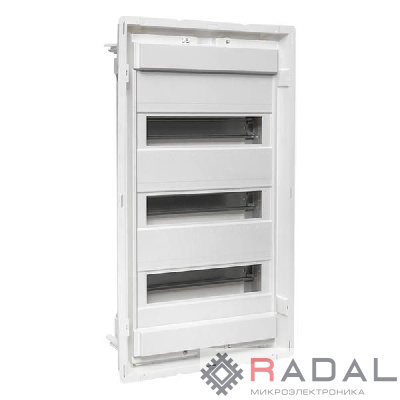 Основание силового щита Nova с DIN-рейками 36мод. IP40 PROxima EKF nv-pbase-36