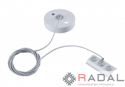 Подвес для шинопровода TR-1PA-SW-WH 1ф бел. Эра Б0054479