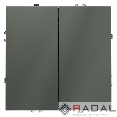 Выключатель 2-кл. СП S70 10А механизм титан Voltum VLS020106