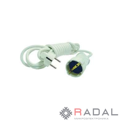 Удлинитель 1х3м с заземл. 16А IP20 Makel 10005