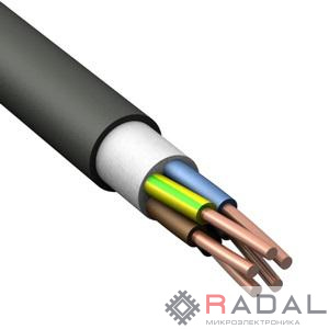 Кабель ППГнг(А)-HF 5х1.5 (N PE) 0.66кВ (м) Конкорд 4715