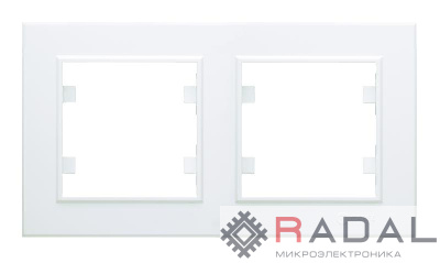 Рамка 2-м Karea горизонт. бел. Makel 56001702