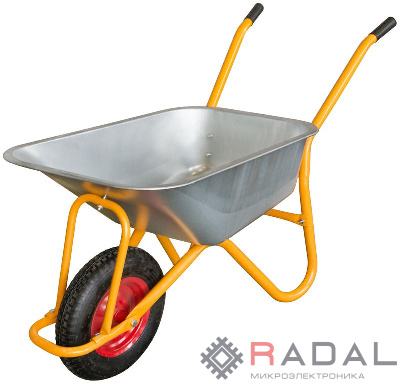 Тачка строительная 75л грузоподъемность 170кг FIT 77556