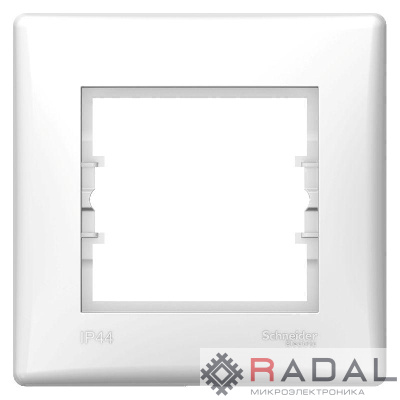 Рамка 1-м Sedna IP44 бел. SchE SDN5810521