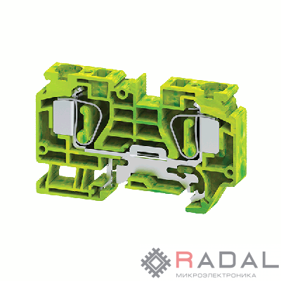 Клемма заземляющая пружинная OptiClip CSCG-16-PE-(1.5-16) КЭАЗ 289763