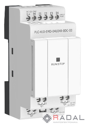 Модуль входов выходов ПЛК 410 4 UI (0-10В/DI) 4 RO 24В DC ONI PLC-410-EMD-04U04R-0DC-00