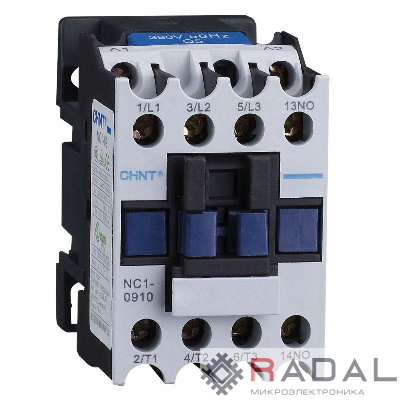 Контактор NC1-0910 9А кат. 42В AC 1НО CHINT 221054