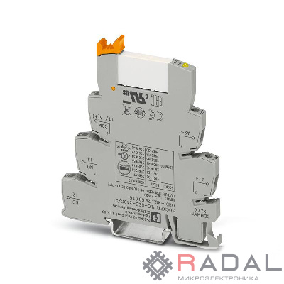 Модуль релейный реле в наборе: база реле PLC-BSC- 24DC/21 + вставное реле HF41F/24-ZST/60103000 (PПВМ-1-24D-1) СТЭЗ 0-2966171