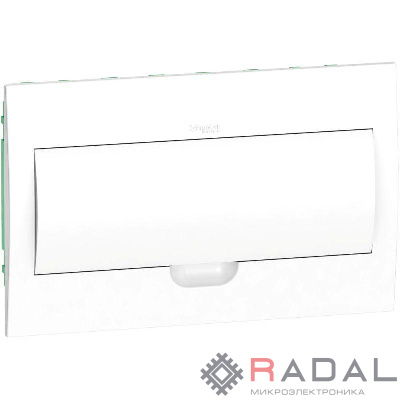 Бокс СП Easy9 встраив. с бел. двер. 1 ряд 18мод IP40 IK07 63А 2 клеммы SchE EZ9E118P2FRU