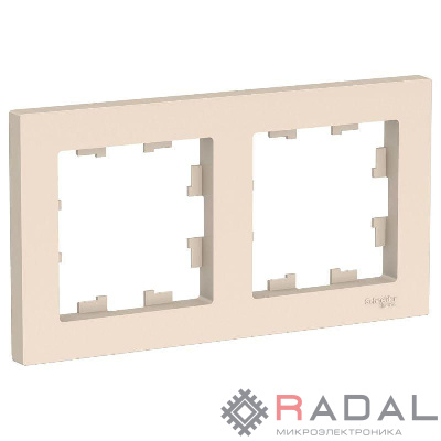 Рамка 2-м AtlasDesign универс. беж. SchE ATN000202