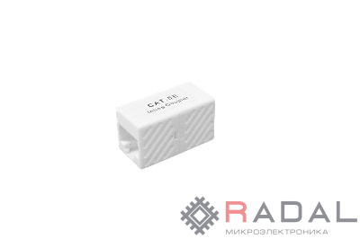 Адаптер проходной 8P8C(RJ-45) кат.5E UTP TOKOV ELECTRIC TKE-IC-8P8C-5E-UTP